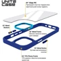 Чехол для iPhone ArmorStandart UNIT2 Case Blue for iPhone 13 (ARM79517): Материалы поликарбонат и полиуретан