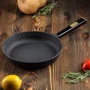 Сковорода Brizoll Optima-Black 24х4.65 см (O2440-P1): Дополнительно Съемная ручка, Ненагревающаяся ручка