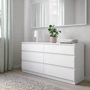 Комод с 6 ящиками ІКЕА KULLEN 140х72 см белый (90309245) фото 2