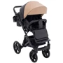 Коляска универсальная 2 в 1 Bair Kiwi Plus ECO BKP-18/15 капучино / черный (680897) фото 8