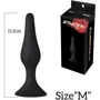 Анальная пробка на присоске MAI Attraction Toys №33 Black