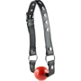 Кляп на кожанном ремне Ball Gag Normal, красный