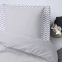 Комплект постільної білизни Cosas Ranfors Grey Zig Grey підлітковий 155х215 см (Ranfors_Grey_ZigGrey_155) фото 6
