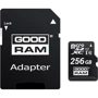 Карта памяти GOODRAM 256GB microSDXC Class 10 UHS-I U1 + adapter (M1AA-2560R12): Тип карты MicroSDXC