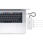 Адаптер WIWU Adapter Apollo A440 USB-C to 4xUSB3.0 HUB Gray (6957815507139): Цвет серый