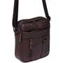 Мужская сумка через плечо Borsa Leather коричневая (K11169a-brown): Страна производитель Тайвань