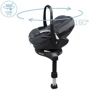 Автокрісло Maxi-Cosi Pebble 360 ​​Pro2 Twillic Graphite (8052204110): Матеріали обшивки текстиль