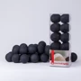 Гирлянда Cotton ball lights на 35 шаров 5,5м, Black