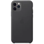 Чохол для iPhone Apple Leather Case Black (MX0E2) for iPhone 11 Pro Max: Колір чорний