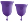 Набір менструальних чаш Jimmyjane Menstrual Cups, 14 мл і 21 мл, фіолетовий