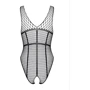 Сексуальный боди с пикантным вырезом Obsessive B117 black S/M/L