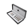Набор ручек Gianni Terra шариковая и перьевая SILVER WITH GOLD HH122/B-F(silver) фото 7