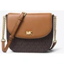 Жіноча сумка крос боді Michael Kors Mott Half Dome коричнева (32S8GF5C0B252)