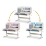 Комплект парта + крісло Mealux Winnipeg BL MС + Omega KBL (арт.BD-630 MG + BL + Y- 220 KBL) фото 7