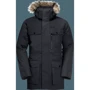 Пуховик Jack Wolfskin Glacier Bay Parka 1113321-6000 52 черный зимний с капюшоном и мехом