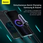 Зарядное устройство Baseus Car Charger 2хUSB Golden Contactor Pro 40W Dark Gray (CCJD-A0G) with USB-C Cable фото 6