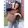 Жіночий рюкзак Sambag Loft коричневий (22011061): Стать жіночий