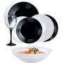 Столовий сервіз Сервіз Luminarc HARENA BLACK & WHITE 24 предметів (N2243)