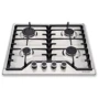 Варочная поверхность газовая Perfelli HGM 61022 I: Расположение панели спереди