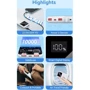 Внешний аккумулятор Vention Power Bank 10000mAh LED Display 22.5W White (FHKW0)