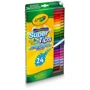 Фломастери CRAYOLA Supertips (washable) 24 шт (7551): Тип Смываемые