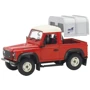 Автомодель Внедорожник Britains Land Rover Defender 90, 1:32 красный (42732): Материал Пластик, Металл