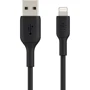 Кабель Belkin Cable USB to Lightning PVC 3m Black (CAA001BT3MBK): Тип USB Cable - Lightning