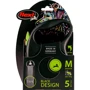 Поводок-рулетка Flexi Black Design М до 25 кг 5 м зеленый (4000498034026): Тип шнура Лента