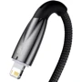 Кабель Baseus USB Cable to Lightning Glimmer Series Fast Charging Data 2.4A 1m Black (CADH000201): Длина 1 м