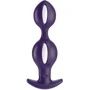Анальні кульки Fun Factory B BALLS white - dark violet
