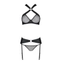 Сетчатый набор Amanda Set black XXL/XXXL - Passion
