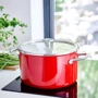 Набір посуду KitchenAid Steel Core 8 предметів 16/20/24 см 1.3/3.7/6 л червоний (CC004920-001) фото 9