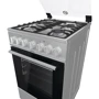 Плита комбінована Gorenje K5241XF: Тип варильної поверхні газова