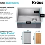 Кухонная мойка Kraus KWU111-23
