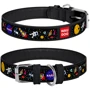 Ошейник WAUDOG Design с рисунком "NASA" 12 мм 20-28 см черный (0013-0047-01)