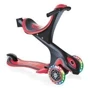 Самокат GLOBBER серії GO UP COMFORT LIGHTS 5в1 червоний, колеса з підсвічуванням, 20 / 50кг (459-102-2): Тип гальма ножний