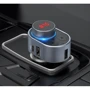 FM-трансмітер + зарядний пристрій Hoco E72 PD30W Alegria car BT FM transmitter Metal Gray фото 4
