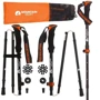 Треккинговая палка Mountain Goat Pro+ Black/Orange 43-130см (MG0008)