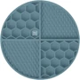 Коврик Waudog Silicone для слизывания и медленного кормления 211х211х30 мм Серый (235011)
