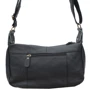 Женская сумка через плечо Borsa Leather черная (1t300-black): Пол Женский