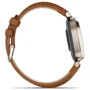 Смарт-часы Garmin Lily 2 Classic Cream Gold with Tan Leather Band (010-02839-02): Материал ремешка Кожа
