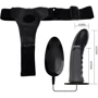 Полый страпон с вибрацией Pretty Love Marvin Strap-On Harness Vibrating