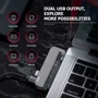 Адаптер Baseus Adapter USB-C to 2xUSB-C+HDMI+2xUSB Space Gray (CAHUB-TD0G) фото 7