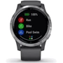 Смарт-часы Garmin Vivoactive 4 Silver Stainless Steel Bezel with Shadow Gray Case and Silicone Band (010-02174-03): Операционная система Проприетарная