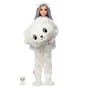 Кукла Barbie Cutie Reveal Зимний блеск в костюме полярного медведя (HJL64)