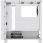 Корпус Corsair 3000D Tempered Glass White (CC-9011252-WW): Материал передней панели пластик, сталь