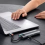 Адаптер Baseus Adapter USB-C to 2xUSB3.0+HDMI+USB-C+USB-C PD+ TF+SD Gray (WKWG020113) фото 6