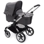 Универсальная коляска 2 в 1 Bugaboo Cameleon 3 Plus (Black / Grey Melange - Grey Melange): Материал колес резина