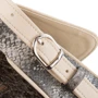 Женская сумка-почтальонка Laskara бежевая (LK-10245-beige-snake): Материал Искусственная кожа