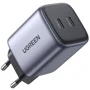 Зарядное устройство Ugreen Wall Charger 2xUSB-C CD294 45W Gray (90573)